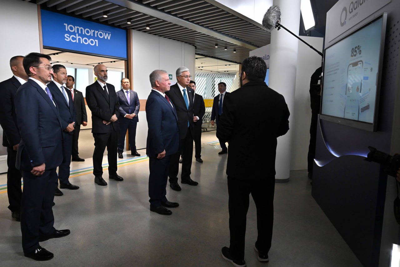 Қазақстан Президенті мен Иордания Королі Astana Hub кластеріне барды
