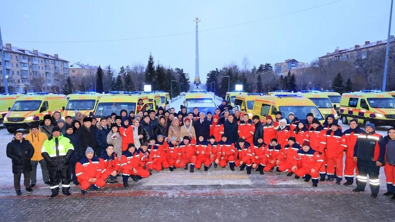 Жедел жәрдем қызметі жаңа автокөлікпен толықты